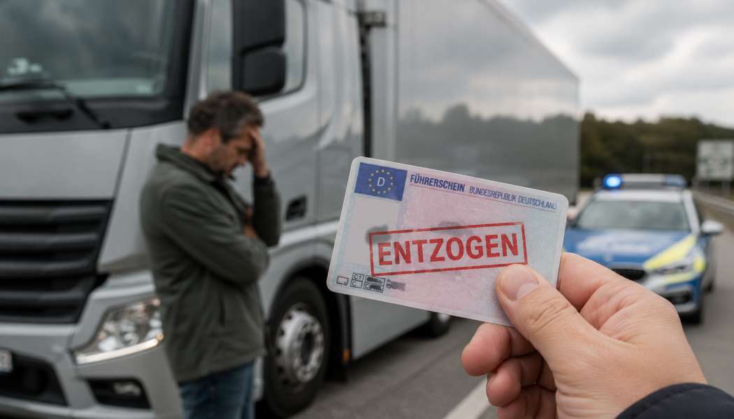 Wenn der Führerschein weg ist, kommt das bei einigen Berufen doppelt teuer zu stehen. (Symbolbild: KI-generiert)